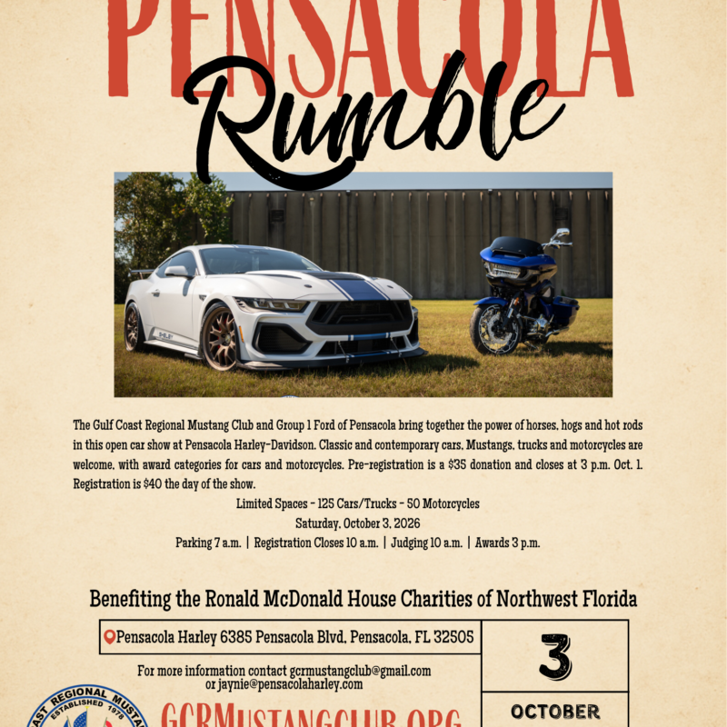 Pensacola Rumble Pre-Registration